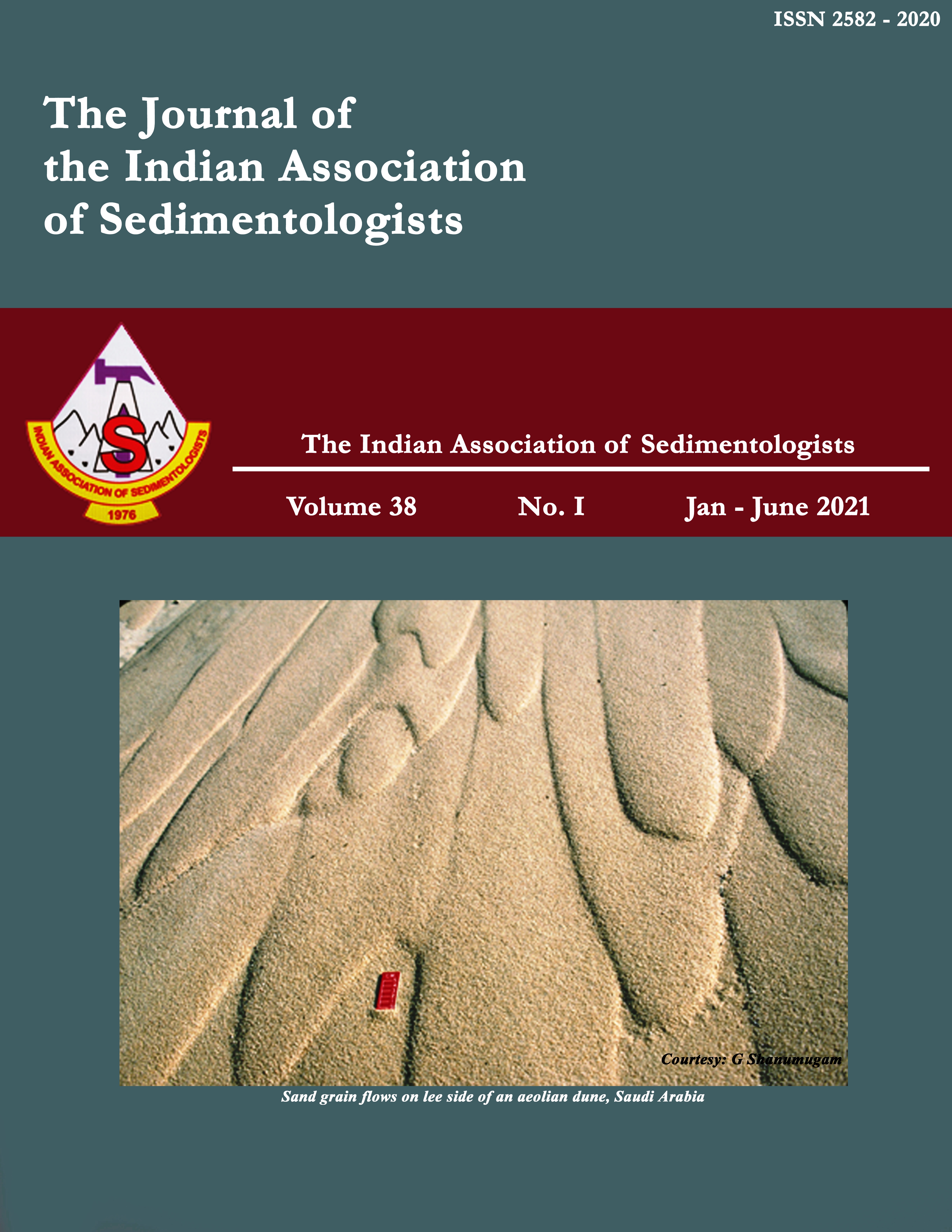 					View Vol. 38 No. 1 (2021): The Journal of the Indian Association of Sedimentologists
				