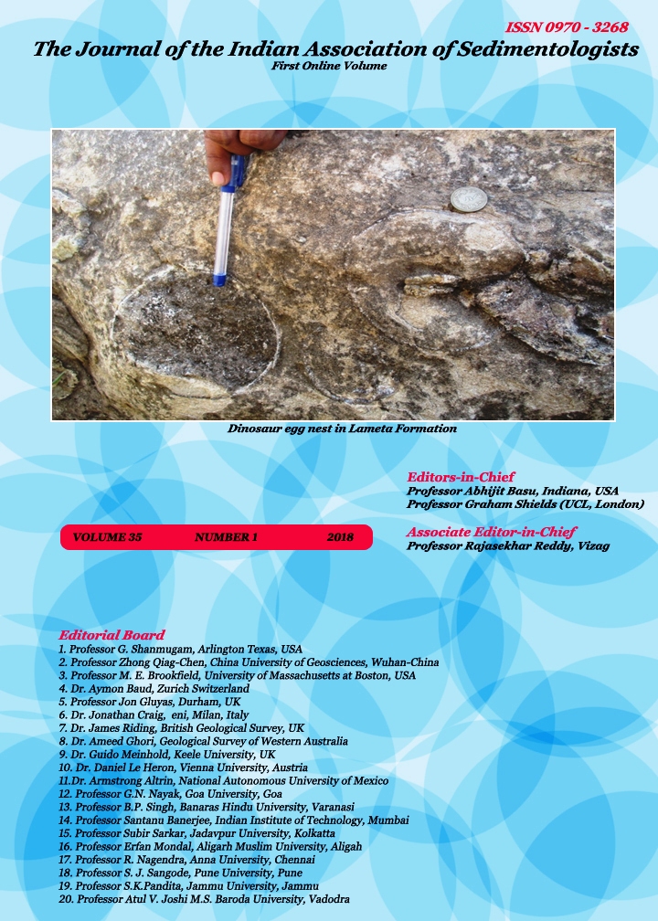 					View Vol. 35 No. 1 Jan - Ju (2018): The Journal of the Indian Association of Sedimenologists
				